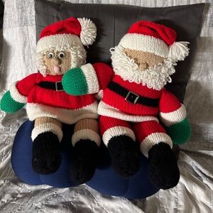 Adorable Crochet Santa and Mrs. Santa